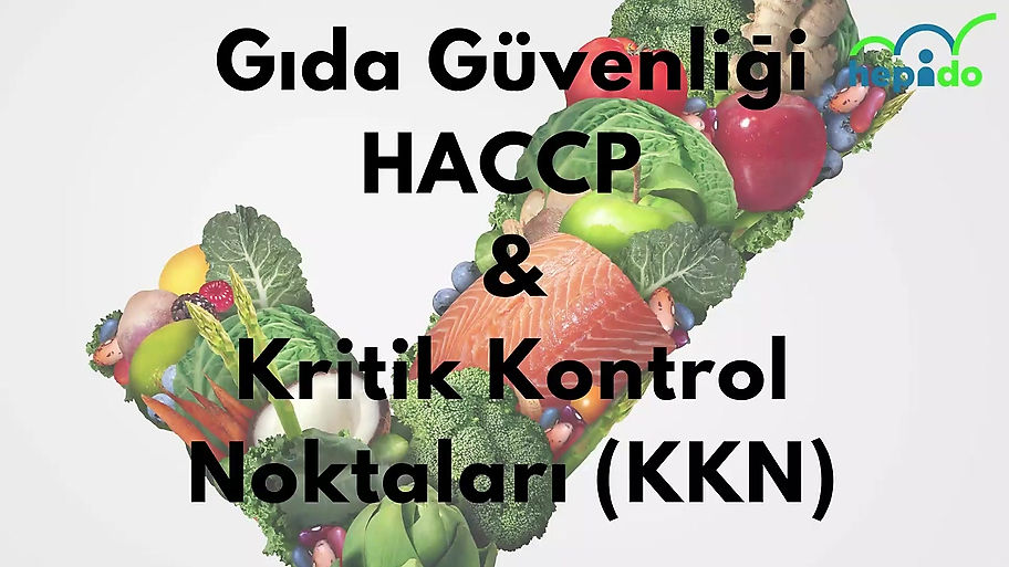 Gıda Güvenliği, HACCP Kritik Kontrol Noktaları (KKN) Eğitimi
